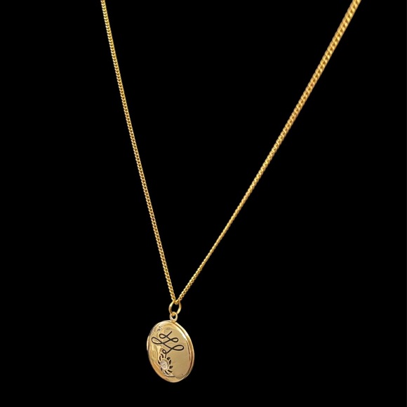 3 for $21 gold locket necklace - Picture 3 of 4